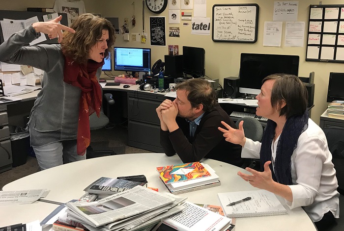 criticism Marty delivering some harsh criticism to two of her producers ;)