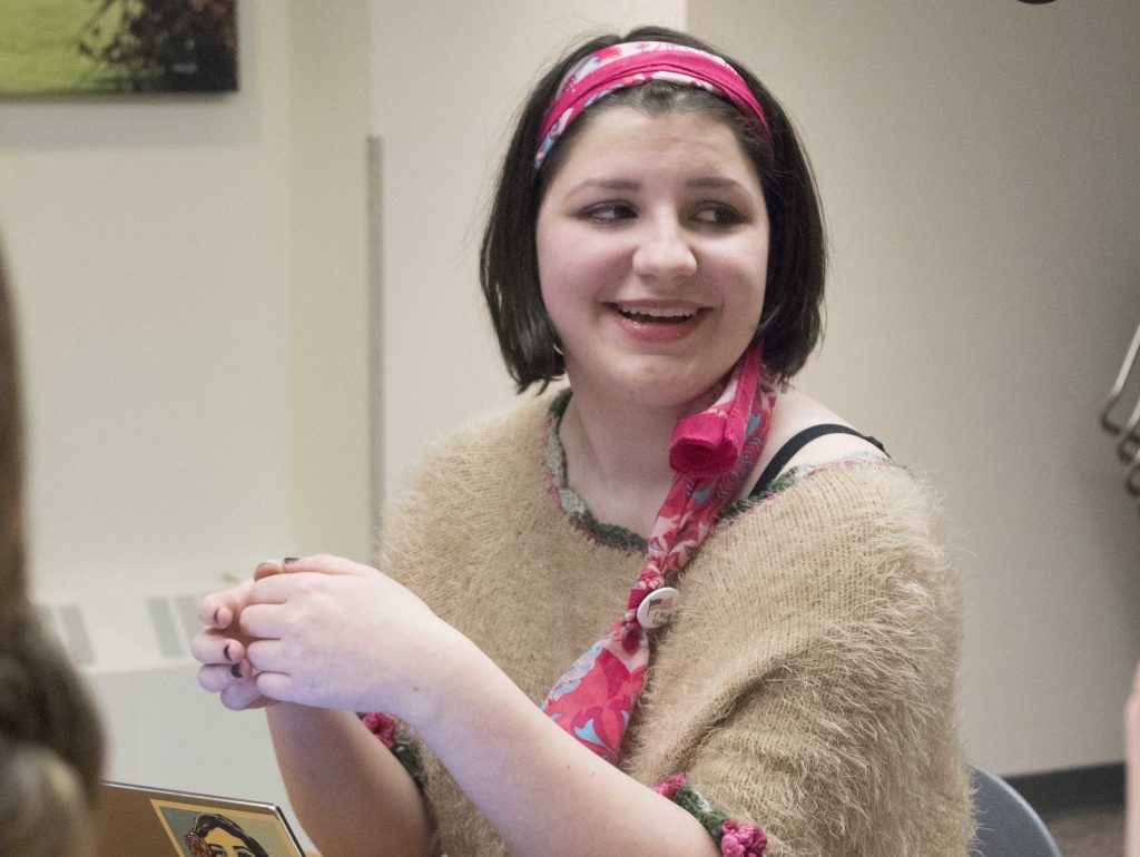 Lane Murdock, a high school sophomore, says she felt numb after the school shooting in Parkland, Fla., and knew it was time for her to try to make some change. Lane Murdock, a high school sophomore, says she felt numb after the school shooting in Parkland, Fla., and knew it was time for her to try to make some change. (Christian Carter/WSHU)