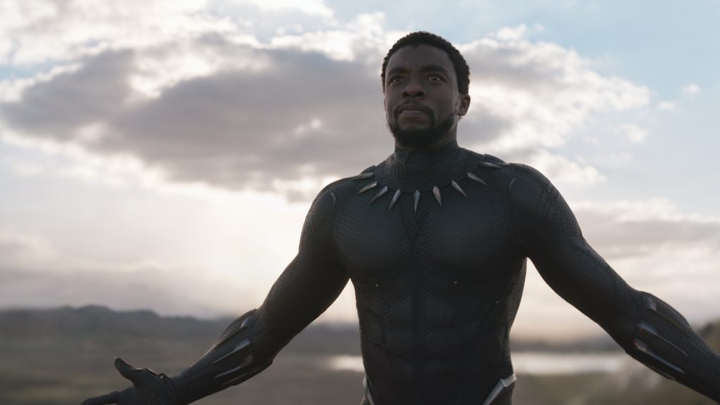 Chadwick Boseman stars in Black Panther, the first film that most Saudis will see in a commercial theater. (Matt Kennedy/Marvel Studios)