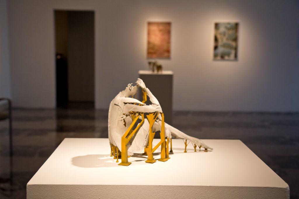 phantom limb-5 Sculpture work by artist Sophie Kahn in Phantom Limb at the Esther Klein Gallery. (Kimberly Paynter/WHYY)