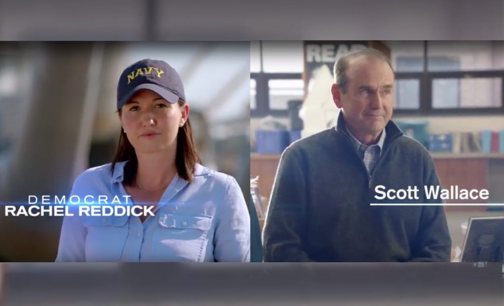 reddick-wallace Democratic candidates Rachel Reddick and Scott Wallace