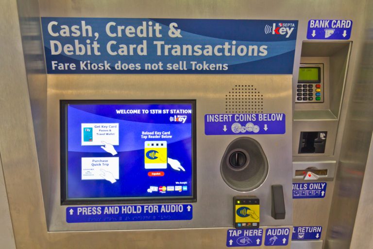 SEPTA Key kiosk