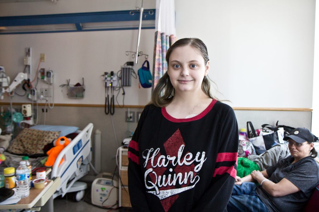 2018 5 2 k paynter Jenaveve Mitzel chop paitent animation Jenaveve Mitzel, 17, a cystic fibrosis patient at CHOP, worked with students from Drexel University to direct and animate a film. (Kimberly Paynter/WHYY)