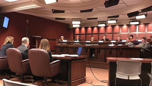 Lawmakers held a bicameral hearing to discuss how to respond to RAND's report. (Katie Meyer/WITF)