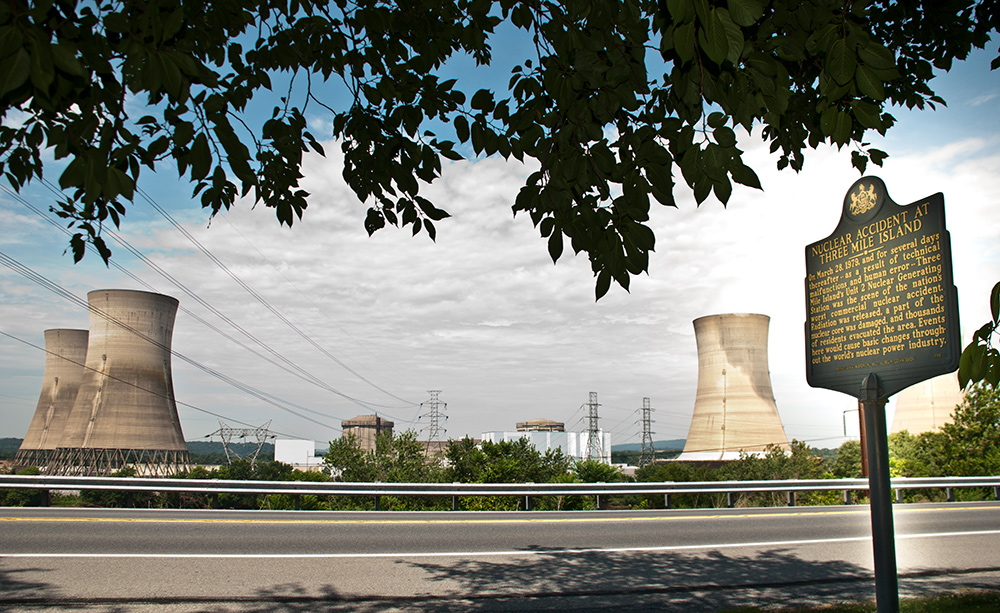 DSC_0157 Three Mile Island nuclear plant is scheduled to be dismantled between 2034 and 2044. (Joanne Casarro/WITF)