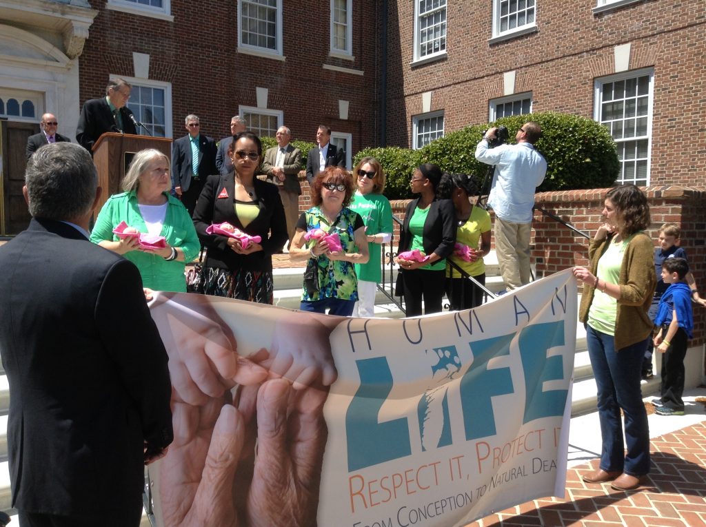 IMG_0495 Delaware legislators have proposed a bill that aims to prevent abortions after 20 weeks. (Zoe Read/WHYY)