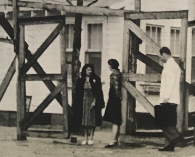 Lees-landing A 1943 photograph of a detention hospital for infected women in Leesville, LA.