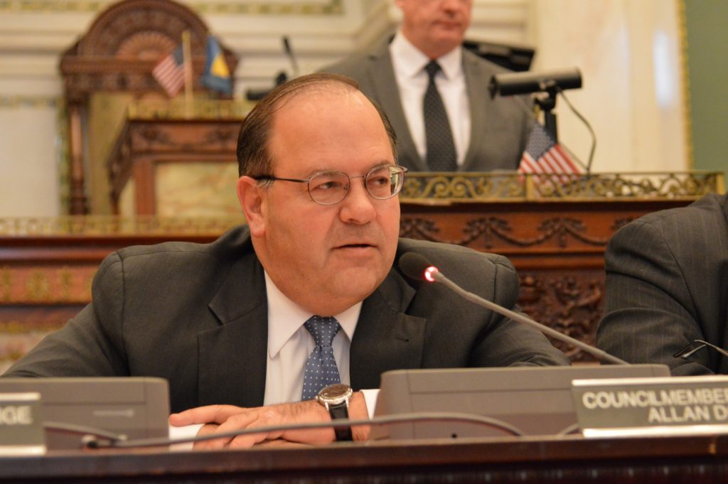 domb Philadelphia Councilman Allan Domb has proposed the city get tougher on collecting taxes from out-of-town property owners. (Tom MacDonald/WHYY)