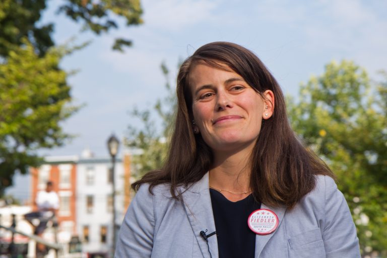 Former WHYY reporter Elizabeth Fiedler came away with a win in the 184th House District primary race. (Kimberly Paynter/WHYY)