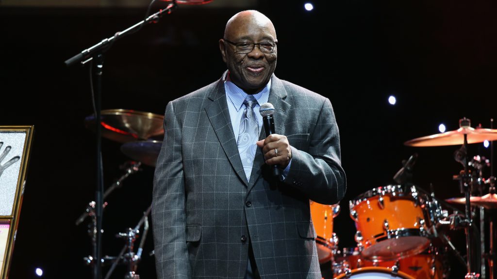 John “Jab’o” Starks, onstage in January 2017 in Los Angeles. The famed drummer died Tuesday at his home in Mobile, Ala. John