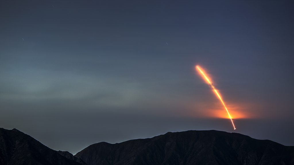 The Atlas V rocket carrying the Mars InSight lander launches from Vandenberg Air Force Base, as seen from the San Gabriel Mountains more than 100 miles away, on Saturday morning. The InSight probe is the first NASA lander designed entirely to study the deep interior structure of Mars. The Atlas V rocket carrying the Mars InSight lander launches from Vandenberg Air Force Base, as seen from the San Gabriel Mountains more than 100 miles away, on Saturday morning. The InSight probe is the first NASA lander designed entirely to study the deep interior structure of Mars. (David McNew/Getty Images)