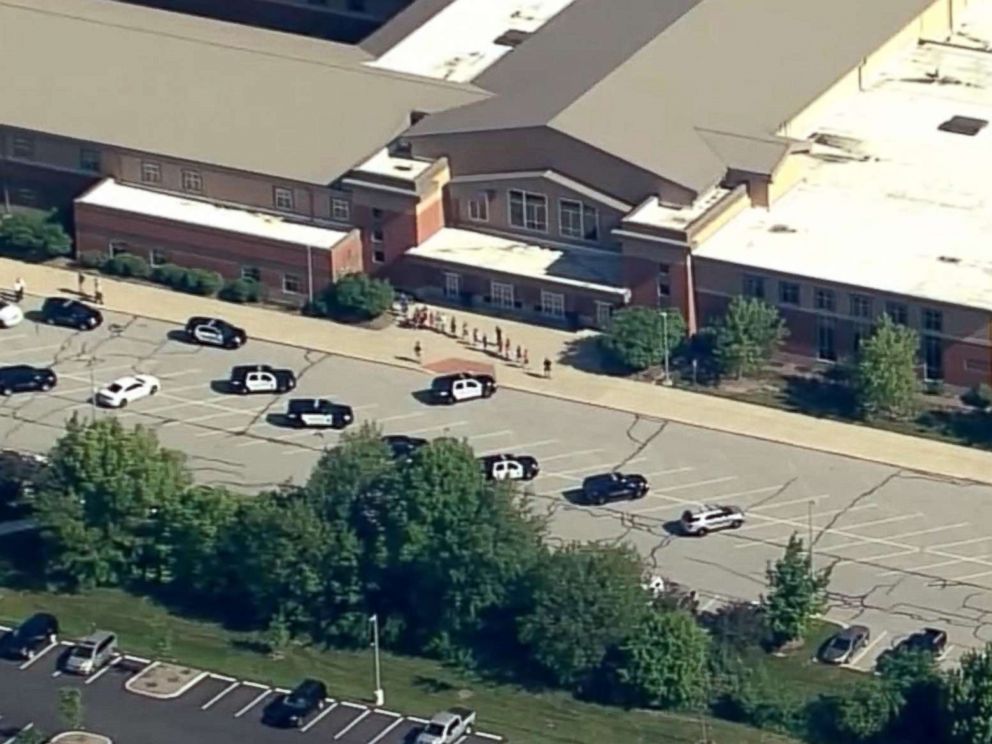 noblesville-school-shooting-05-wrtv-jc-180525_hpMain_4x3_992 Two people were injured in a shooting at a suburban Indianapolis middle school. The suspect is in custody. (WRTV)