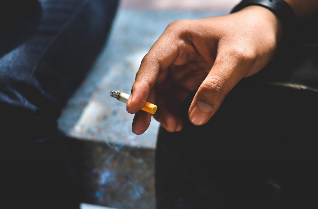 Residue from tobacco smoke can end up in indoor air even in nonsmoking spaces. Residue from tobacco smoke can end up in indoor air even in nonsmoking spaces. (Prawitr Sae Wa Ni/EyeEm/Getty Images)