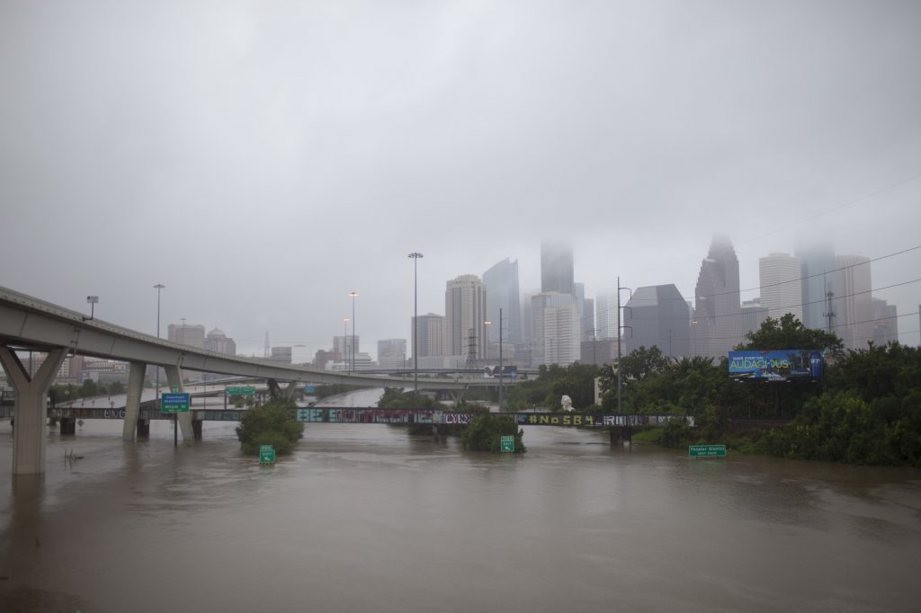 After Hurricane Harvey hit the Texas coast in August 2017, the storm stalled over Houston and dumped as much as 60 inches of rain on some parts of the region. After Hurricane Harvey hit the Texas coast in August 2017, the storm stalled over Houston and dumped as much as 60 inches of rain on some parts of the region. (Katie Hayes Luke for NPR)