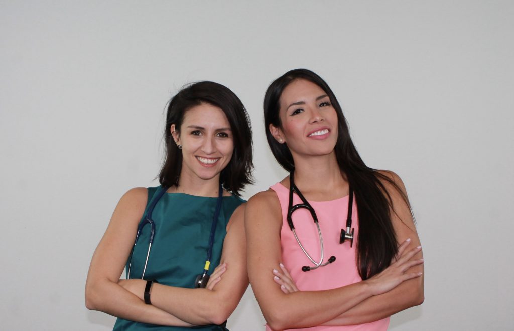 2018-04-12 18.37.54 Drs. Angela Castellanos and Edith Bracho Sanchez, both pediatricians, produce and host