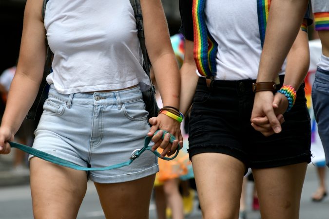 Scene from Philadelphia's 30th annual PrideDay on Sunday, June 10, 2018. (Bastiaan Slabbers for WHYY)