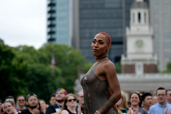 Scene from Philadelphia's 30th annual PrideDay on Sunday, June 10, 2018. (Bastiaan Slabbers for WHYY)