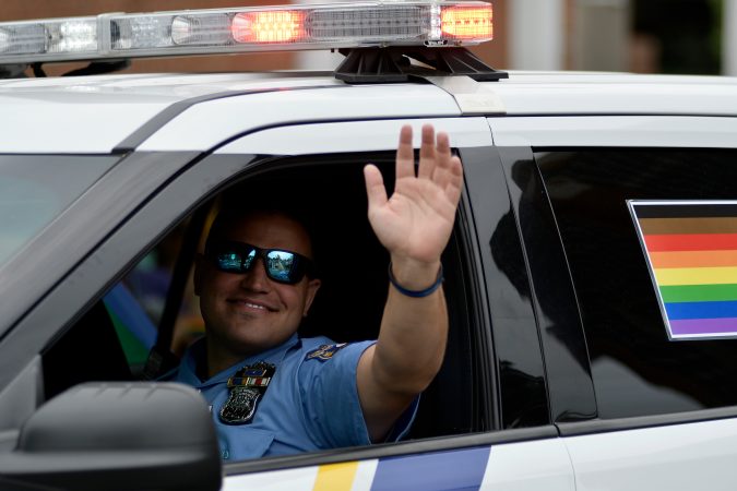 Scene from Philadelphia's 30th annual PrideDay on Sunday, June 10, 2018. (Bastiaan Slabbers for WHYY)