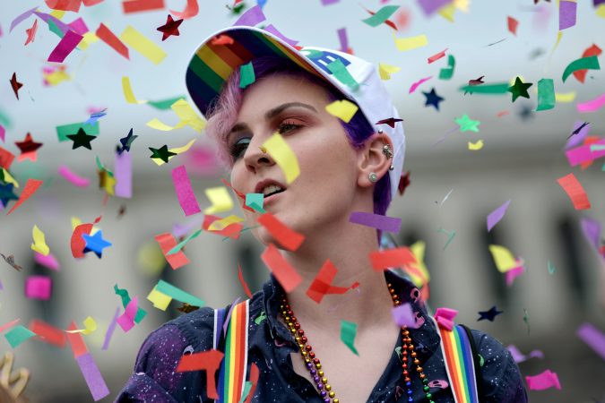 Scene from Philadelphia's 30th annual PrideDay on Sunday, June 10, 2018. (Bastiaan Slabbers for WHYY)