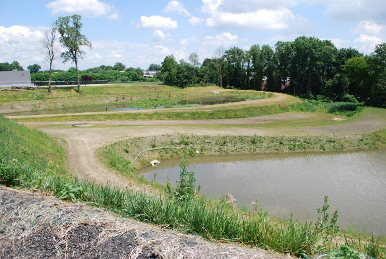 A new stormwater basin in Northeast Philadelphia will reduce runoff into the city's sewer system.