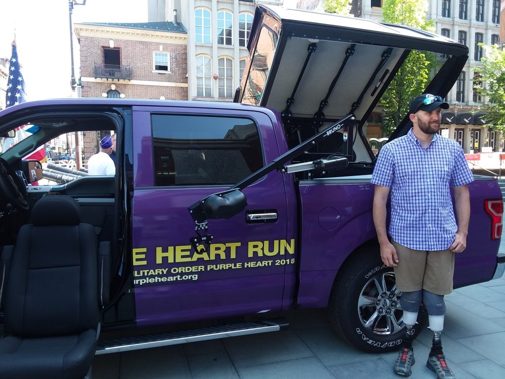 20180620_094610 The 2018 Purple Heart Truck Run stops in Philadelphia, June 20, 2018.