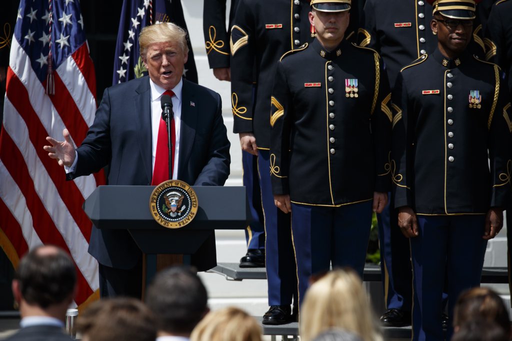 Donald Trump President Donald Trump speaks during a