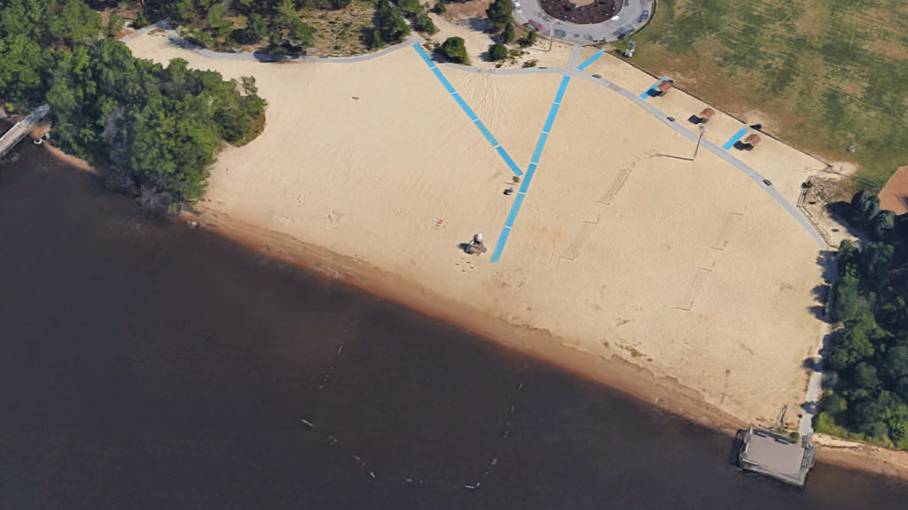 Windward Beach in Brick, N.J. (Google Maps)