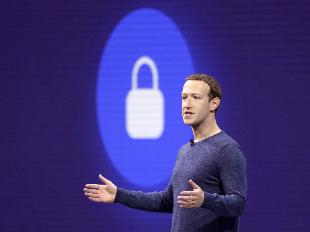 Facebook CEO Mark Zuckerberg is pictured at F8, Facebook’s developer conference last month. On Thursday, the company announced a new test feature had changed users’ privacy settings without their consent. Facebook CEO Mark Zuckerberg is pictured at F8, Facebook's developer conference last month. On Thursday, the company announced a new test feature had changed users' privacy settings without their consent. (Marcio Jose Sanchez/AP)