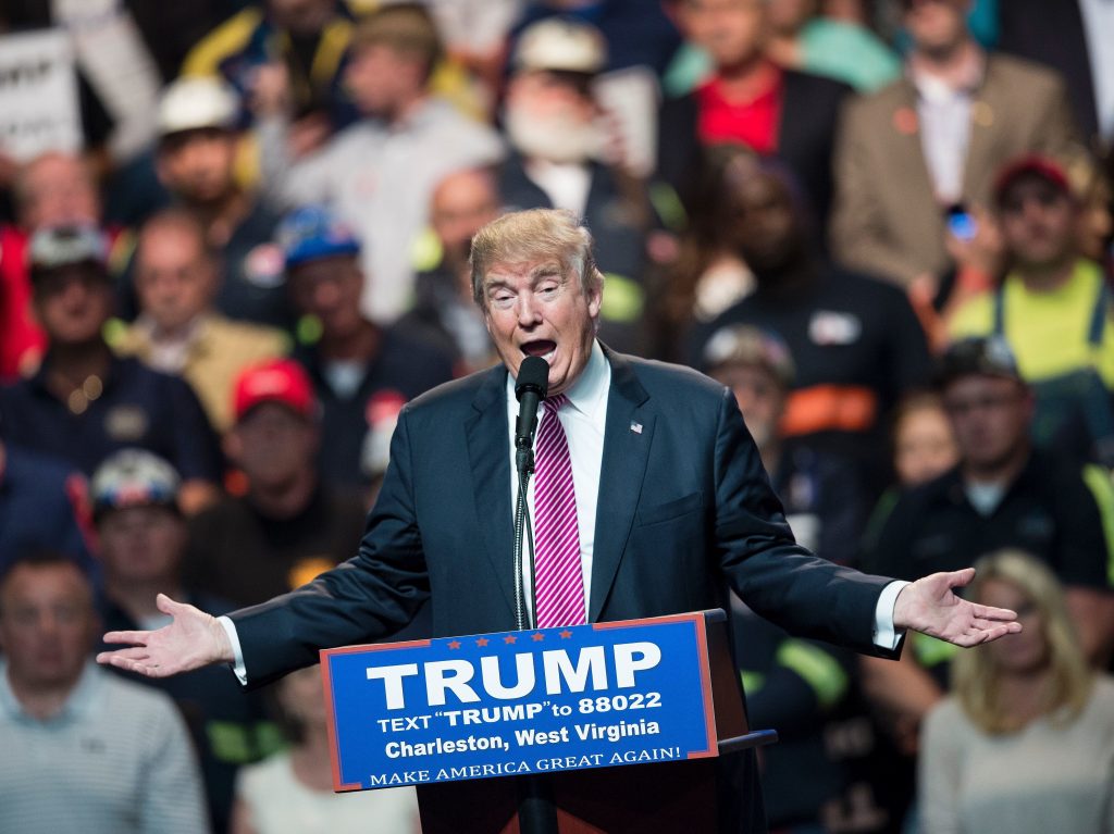 In 2016, Donald Trump captured 68 percent of the vote in West Virginia, a state hit hard by opioid overdoses. In 2016, Donald Trump captured 68 percent of the vote in West Virginia, a state hit hard by opioid overdoses. (Brendan Smialowski/AFP/Getty Images)
