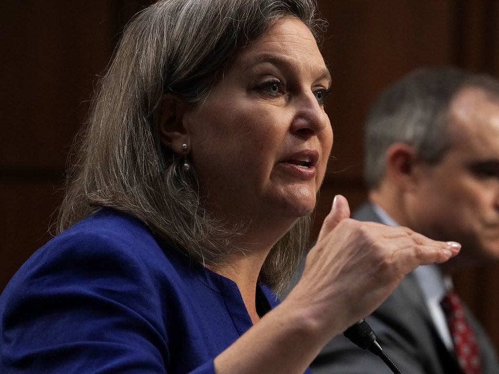 Former Assistant Secretary of State for European and Eurasian Affairs Victoria Nuland testifies before the Senate Intelligence Committee on Wednesday about the policy response to Russian interference in the 2016 election and spoke of what other countries may be doing to emulate Russia’s tactics. Former Assistant Secretary of State for European and Eurasian Affairs Victoria Nuland testifies before the Senate Intelligence Committee on Wednesday about the policy response to Russian interference in the 2016 election and spoke of what other countries may be doing to emulate Russia's tactics