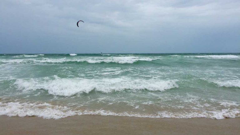 The ocean off South Seaside Park in 2017. (Image: Justin Auciello/for WHYY)