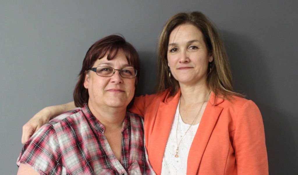 Glennette Rozelle (left) and Jennifer Mack at their StoryCorps conversation in Oklahoma City last month. Glennette Rozelle (left) and Jennifer Mack at their StoryCorps conversation in Oklahoma City last month.
(Kevin Oliver/StoryCorps)