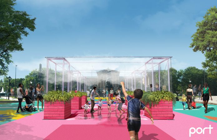 Rendering of the 