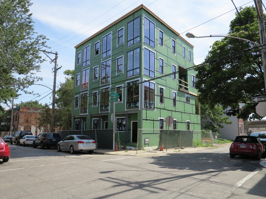 new-homes-at-new-market-and-laurel-streets-will-have-rear-garages-through-a-single-curb-cut.original The cost of residential construction is high in Philadelphia, the fourth most expensive building market in the U.S.