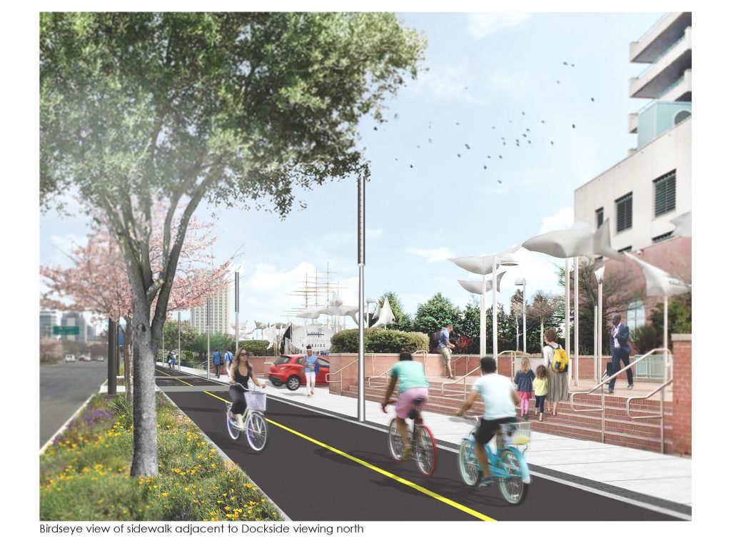 rendering-of-drwc-s-proposed-trail-in-front-of-the-residents-at-dockside.original Rendering of DRWC's proposed bike trail in front of the Residences at Dockside