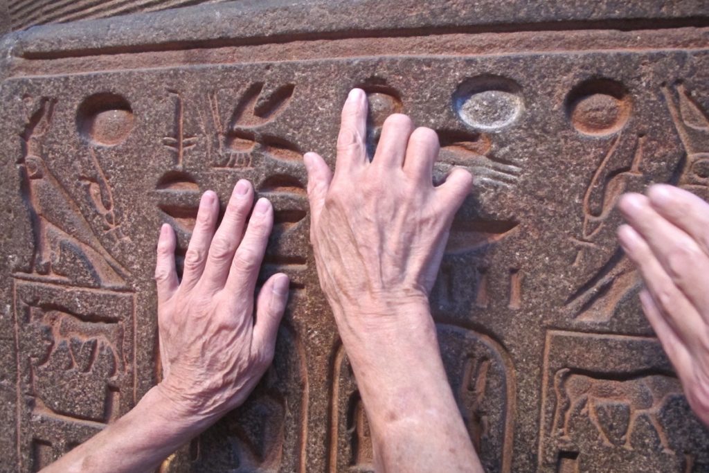 1 TactileTour On July 7, visually impaired visitors to the Penn Museum will be able to touch certain ancient artifacts. (Credit: Penn Museum)