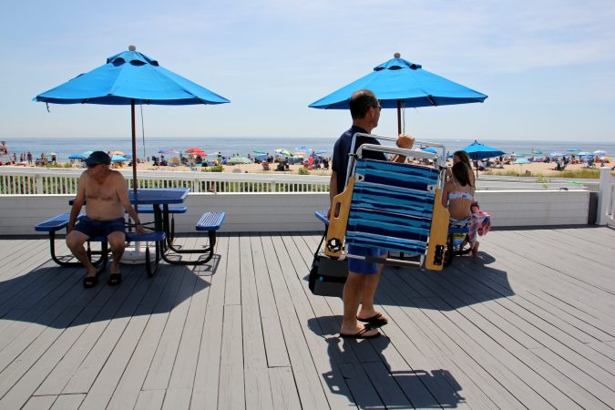 A ban on plastic straws, plastic bags, and Styrofoam food containers in Monmouth Beach has met with near universal approval from the towns 3,400 permanent residents and a dozen or so affected businesses. How the town's summer visitors will take it remains to be seen. (Emma Lee/WHYY)