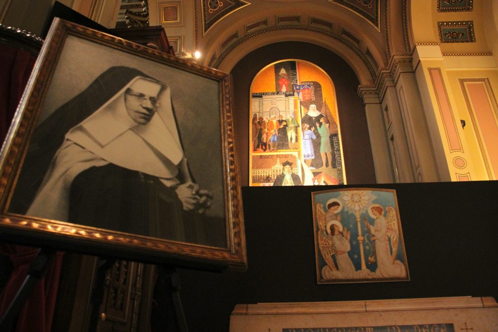 2018 07 24-e lee-katharine drexel-philadelphia basilica-shrine moved from bensalem A place has been prepared in the Basilica of Saints Peter and Paul in Philadelphia for Saint Katharine Drexel, whose shrine will be removed from the Sisters of the Blessed Sacrament in Bensalem.