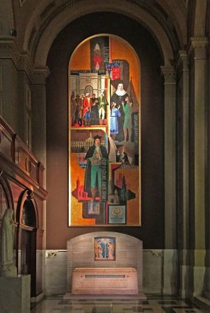 An architects rendering of the Shrine of Saint Katherine Drexel at the Basilica of Saints Peter and Paul in Philadelphia. (SITIO architecture + urbanism)