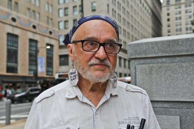 Goby is an artist and protester who camped out with the Occupy movement in 2011. (Kimberly Paynter/WHYY)