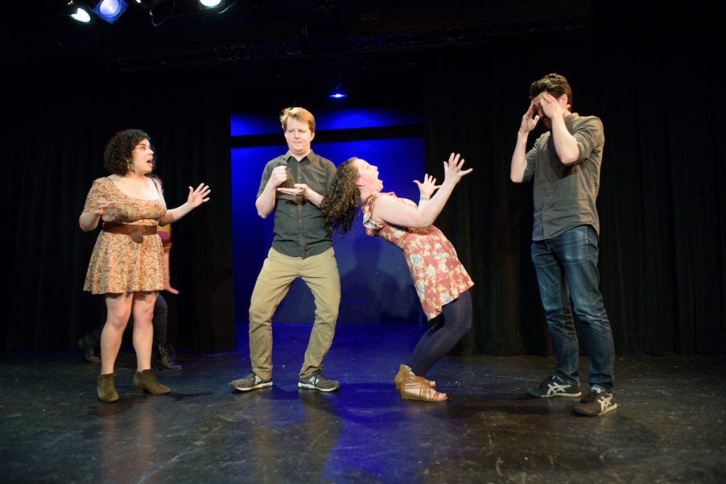 33837810014_4fb3c54ff8_k Twice a month, players from Philly Improv Theater invent a musical on the spot. (Sam Abrams Photography)