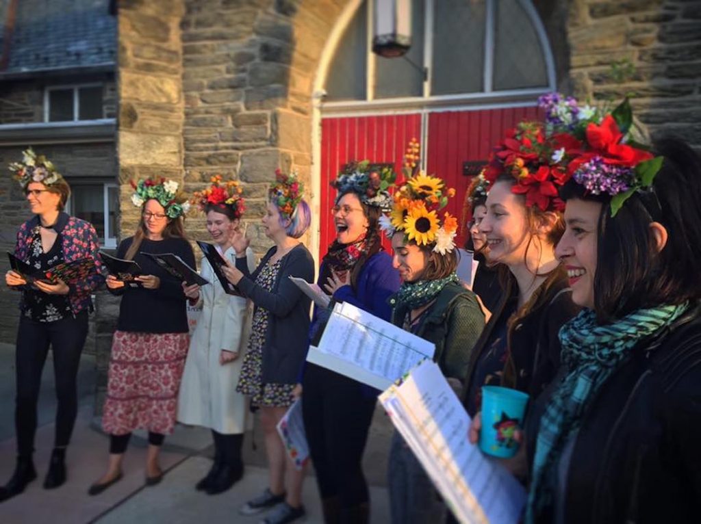 35870783_1051882848304231_6244992592820305920_n The Philadelphia Women's Slavic Ensemble is performing Sunday at Bartram's Garden with the West Philadelphia Orchestra. There will also be a Balkan buffet and lessons in making flower crowns. (Marcin Cienski)