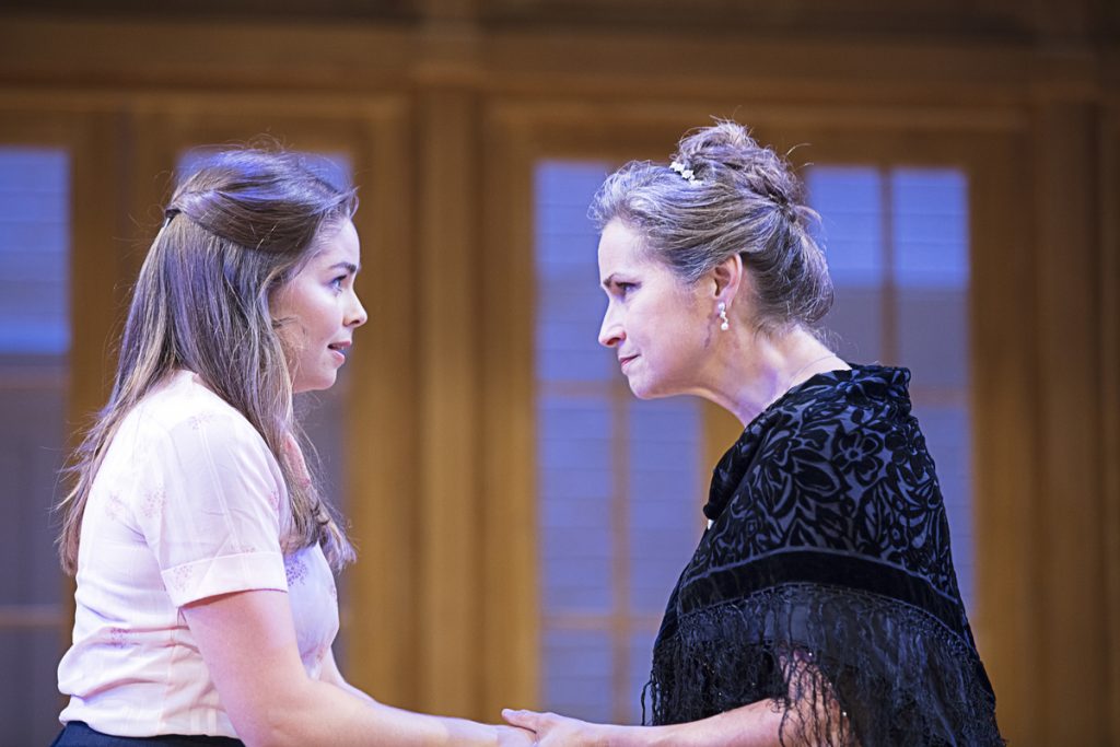 675 Emiley Kiser (left) and Susan Riley Stevens in the Pennsylvania Shakespeare Festival production of