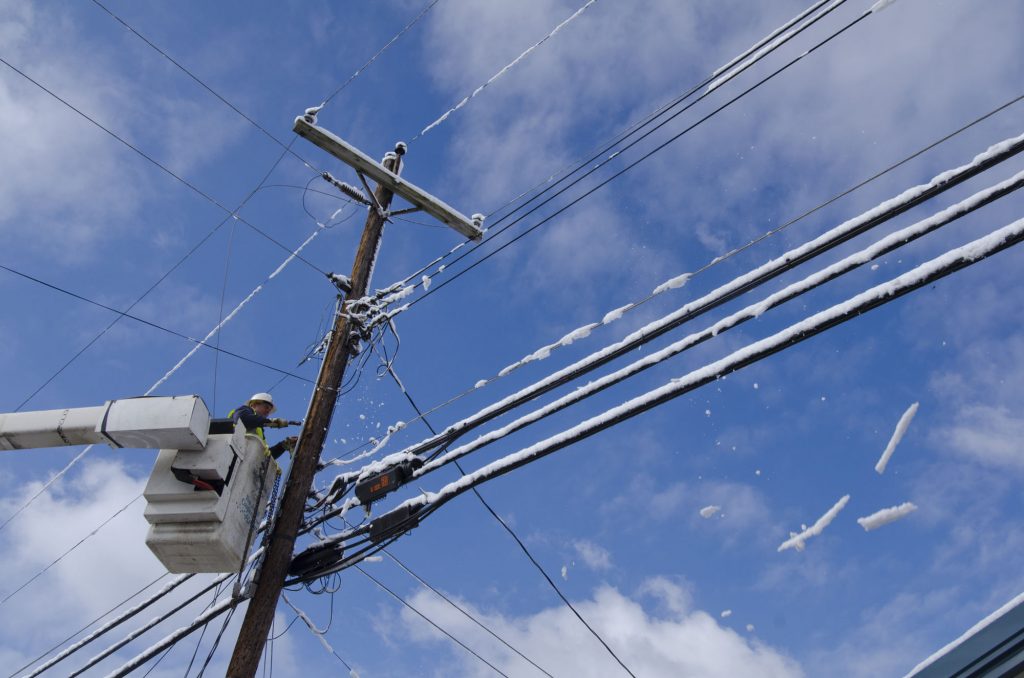 Toby Wells Currently, the federal government has jurisdiction over attachments to telephone poles in Pennsylvania. A proposal from the state Utility Commission would change that. (AP Photo/John Flavell)