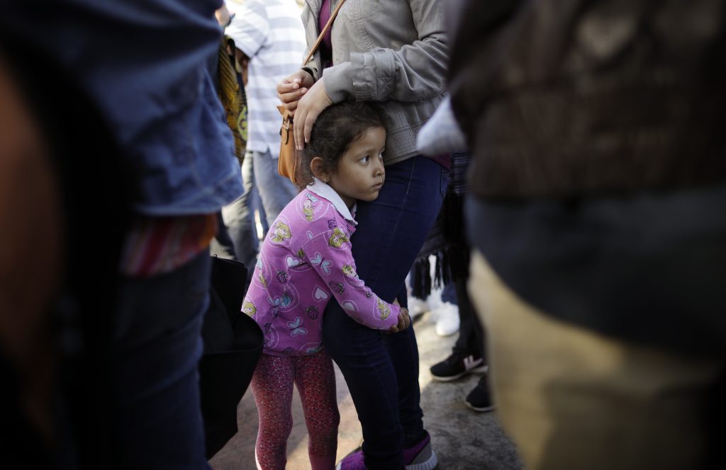 Immigration The Goal In this June 13, 2018 file photo, Nicole Hernandez, of the Mexican state of Guerrero, holds on to her mother as they wait with other families to request political asylum in the United States, across the border in Tijuana, Mexico. he separation of families at the U.S.-Mexico border caught the attention of the world and prompted mass outrage, but it only tells a small part of the story surrounding the Trump administration’s immigration policy. (Gregory Bull/AP Photo, file)