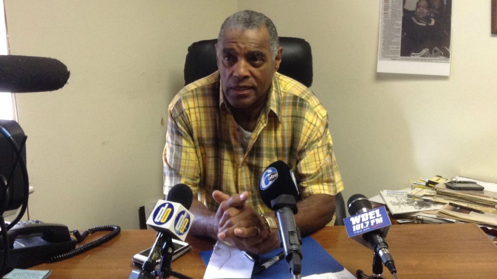 Herman Former WHA board chairman Herman Holloway said he will fight until WHA's new executive director John Hill is reconsidered. (Zoe Read/WHYY)