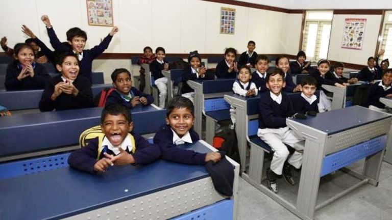 Students in India have begun to engage in creative activities as a part of newly launched program by the Delhi government to shift emphasis onto mental health well-being.
(Courtesy of Bhaskar Sharma)