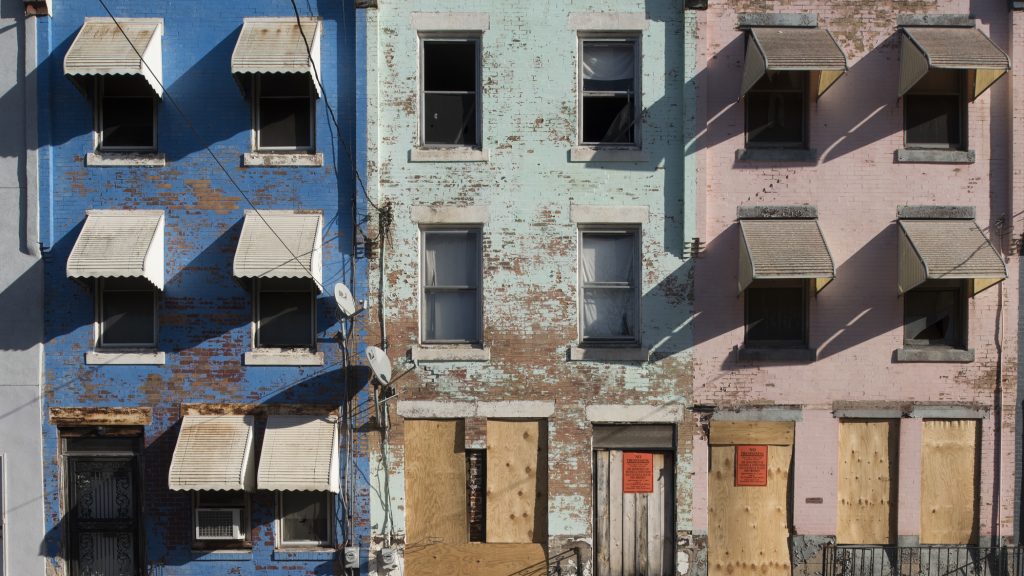 North 27th Street File photo: A row of houses on North 27th Street in North Philadelphia. (Jonathan Wilson for WHYY)
