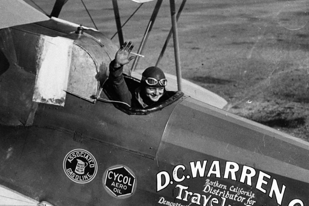 10_Travel Air Louise Thaden began setting a slew of female flying records, intent on becoming the best woman pilot in America. (Courtesy of Fly Girls)