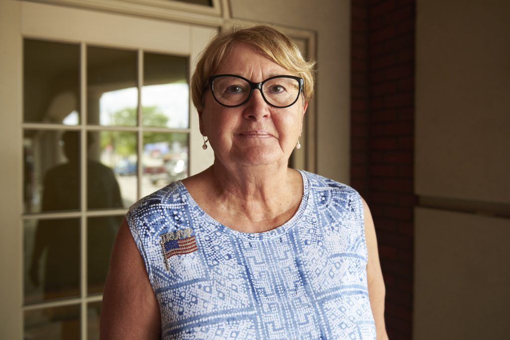 2018 08 01-n piserchio-lynette villano-wilkesbarre pa-trump supporter luzerne county delegate 38 Lynette Villano, a former Trump Delegate from Luzerne County, Pa., is excited for President Trump's visit to Wilkes-Barre on Thursday, Aug. 2.